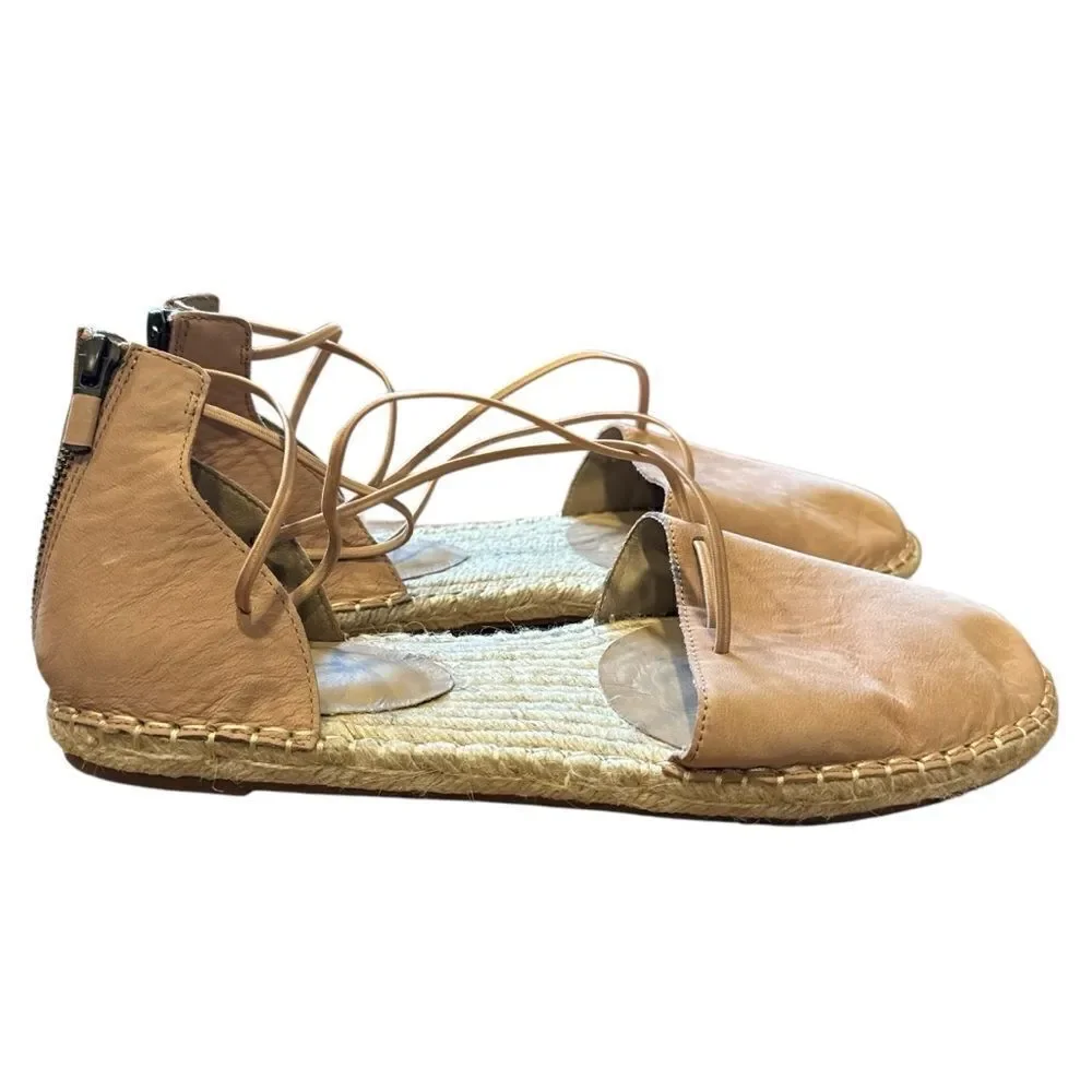 Revolve Eileen Fisher Lee Tumbled Nubuck Leather Espadrille NWOT